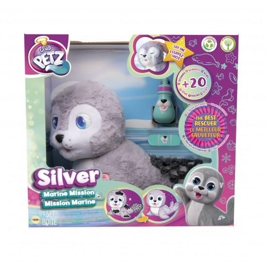 Jucarie Cry Pets FOCA SILVER IMC 93164