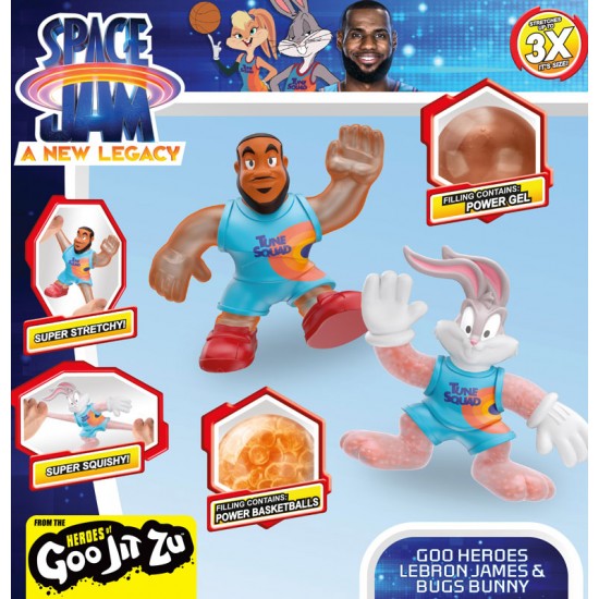Goo Jit Zu set 2 figurine Space Jam Battle 14618