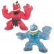 Goo Jit Zu set 2 figurine Dino X Ray Trash vs Verapz 41120-41192