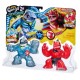 Goo Jit Zu set 2 figurine Dino X Ray Trash vs Verapz 41120-41192