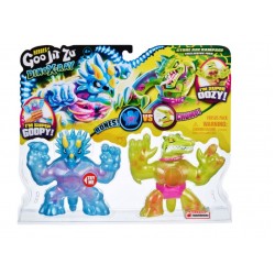 Goo Jit Zu set 2 figurine Dino X Ray Tritops vs Shredz 41120-41193