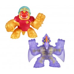 Goo Jit Zu set 2 figurine Galaxy Attack Blazagon vs Terrack 41169