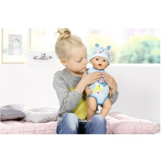 Papusa Baby Born baiat interactiv cu corp moale Zapf 824375