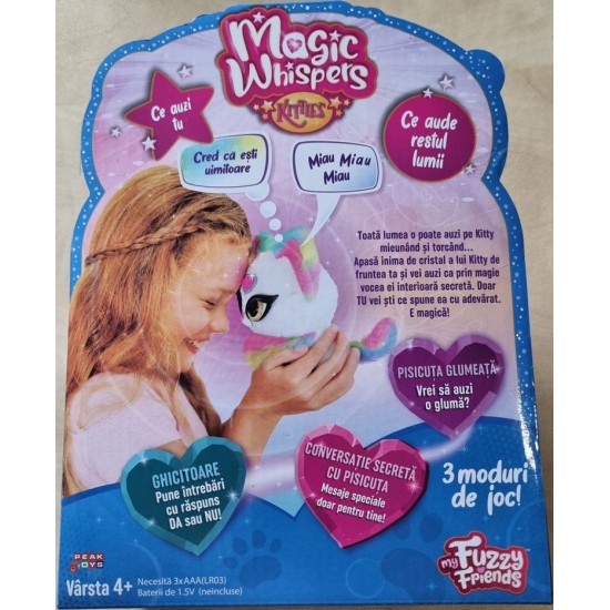 Plus pisica interactiva Kitty Luna care vorbeste in limba romana 18603L