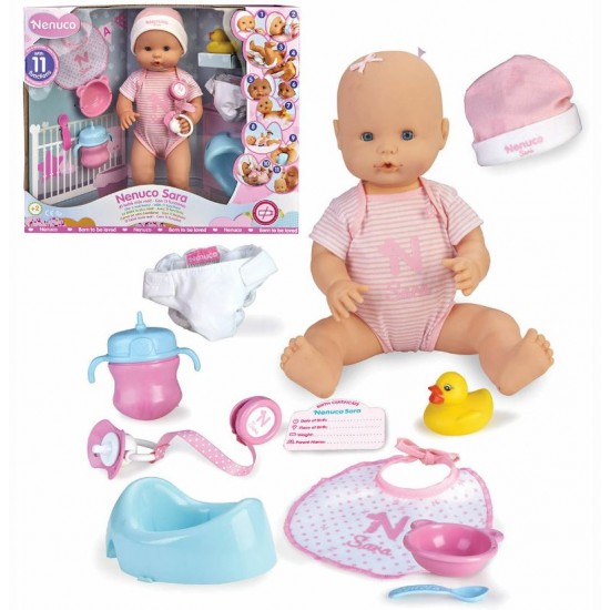 Papusa Nenuco Sara cu accesorii 15154