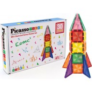Picasso Tiles Set Magnetic 30 Buc Cuburi Mini PICPTM30 022884