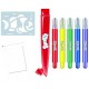 Sprayza set carioci colorat cu sablon pestisor