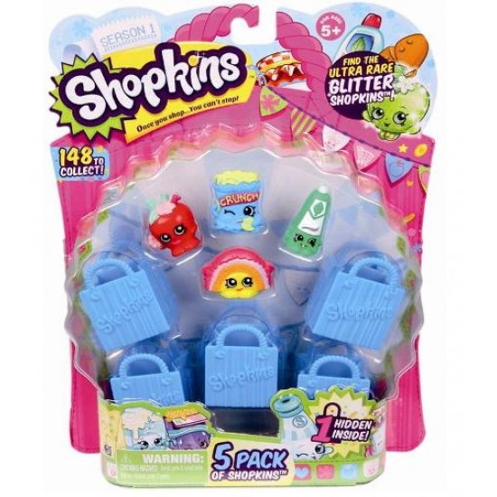 Shopkins 5 figurine pe blister
