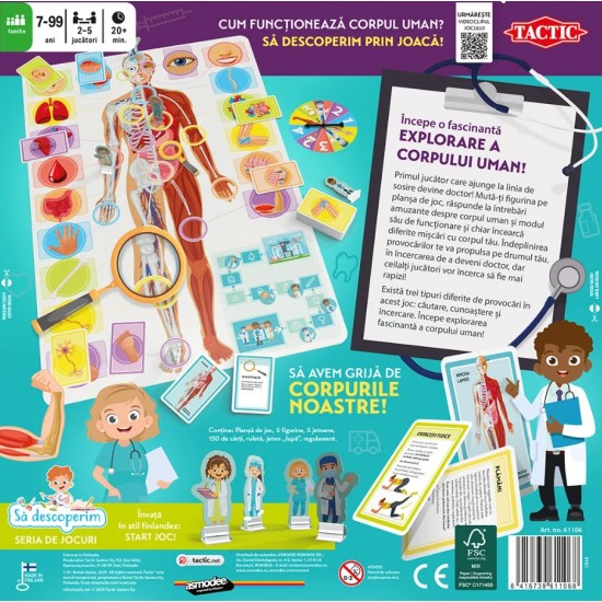Joc educativ- Sa descoperim corpul uman, 61106