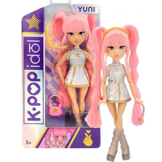 K-Pop Yuni Papusa fashion cu accesorii, 26 cm, 929487