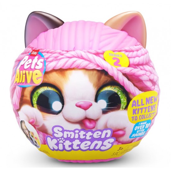 Zuru Pets Alive pisica mea interactiva cu sunete Smitten Kittens, seria 2, 9568