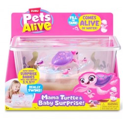 Pets Alive - set de joaca interactiv Mama testoasa si puii sai 9560