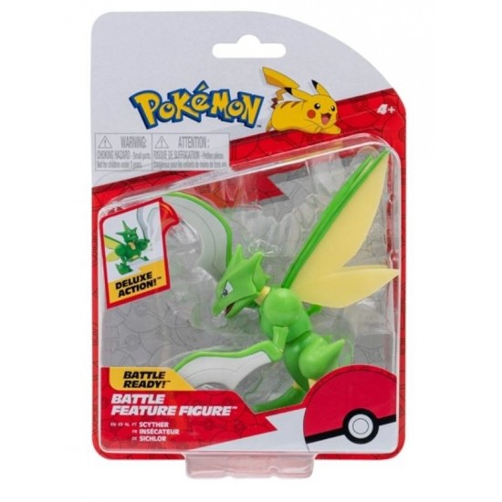 Pokemon figurina Deluxe de actiune, Scyther, 95135
