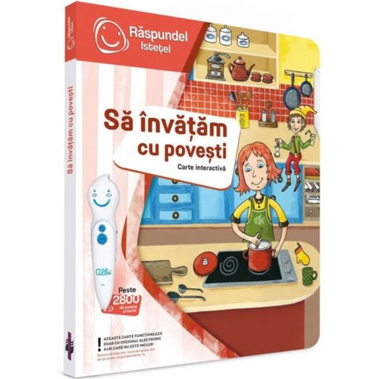 Raspundel Istetel pachet creion si carte Sa invatam cu povesti 60017