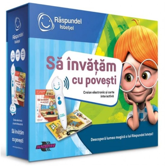 Raspundel Istetel pachet creion si carte Sa invatam cu povesti 60017