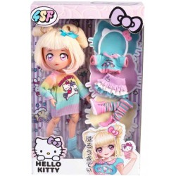 Hello Kitty - papusa Manga Fashion Unicorn, cu accesorii HKTF2000