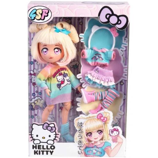 Hello Kitty - papusa Manga Fashion Unicorn, cu accesorii HKTF2000