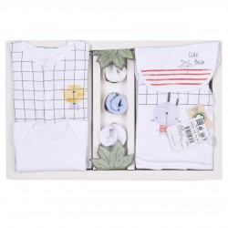 Set 10 piese bebe bumbac organic KITIKATE 32780 56 CM