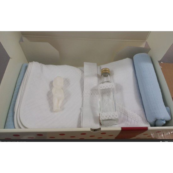 Trusou pentru biserica Muselina baieti Anne bebe 910299-bu1