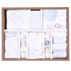 Set 20 piese bebe bumbac organic KITIKATE 97337 56 CM