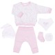 Set 20 piese bebe bumbac organic KITIKATE 96750 56 CM