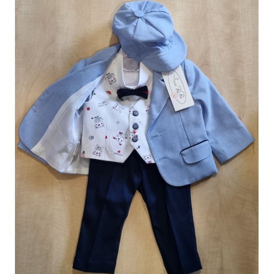 Set baieti botez Anne Bebe 801340-w54