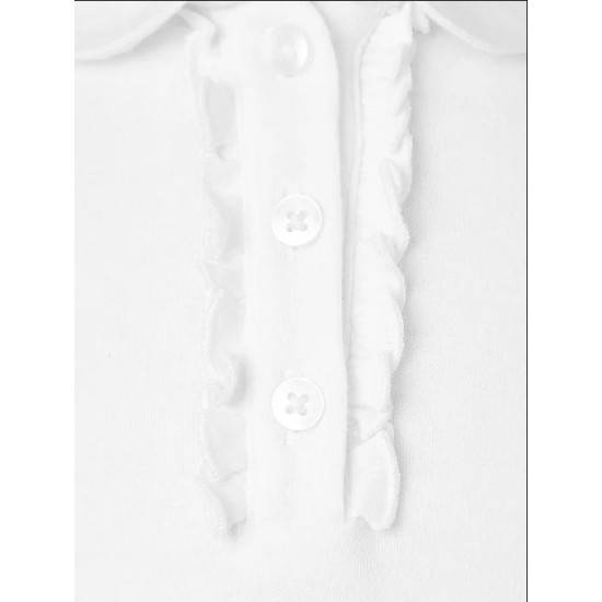 Tricou polo scoala fete maneca lunga George 5973 