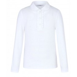 Tricou polo scoala fete maneca lunga George 5973 