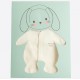 Set 14 piese nou nascut bebe bumbac organic 56cm KITIKATE 09954