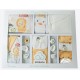 Set 20 piese nou nascut bebe bumbac organic 56cm KITIKATE 57047