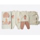 Set 10 piese nou nascut bebe bumbac organic 56cm KITIKATE 58143