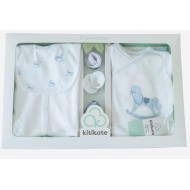Set 10 piese nou nascut bebe bumbac organic 56cm KITIKATE 60100
