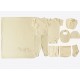Set 10 piese nou nascut bebe bumbac organic 56cm KITIKATE 66268b