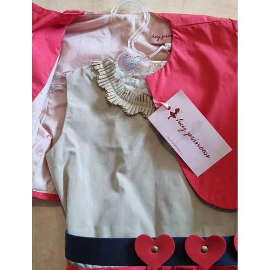 Rochita eleganta cu bolero si curea fetite Hey Princess 4901