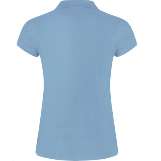 Tricou polo scoala bleu fete Roly Star 6634