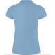 Tricou polo scoala bleu fete Roly Star 6634