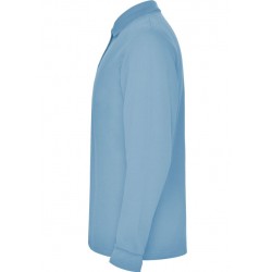Tricou polo scoala maneca lunga bleu unisex Roly Estrella 6635-1