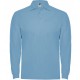 Tricou polo scoala maneca lunga bleu unisex Roly Estrella 6635-1