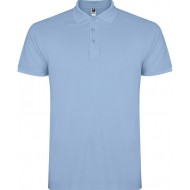 Tricou polo scoala bleu unisex Roly Star 6638-1