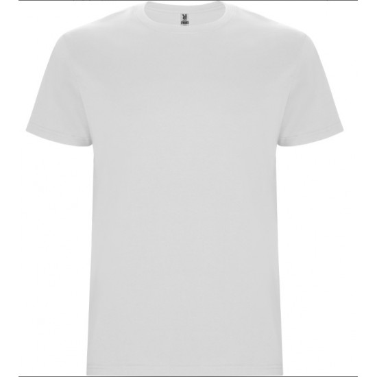 Tricou alb scoala unisex Roly Stafford 6681