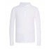 Tricou polo scoala alb fete maneca lunga George 8329