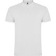 Tricou polo scoala alb unisex Roly Star 6638