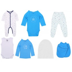 Set cadou 7 piese nou nascut baiat Kara-baby kara11