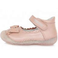 Pantofi decupati din piele pentru fetite DD Step 015-641