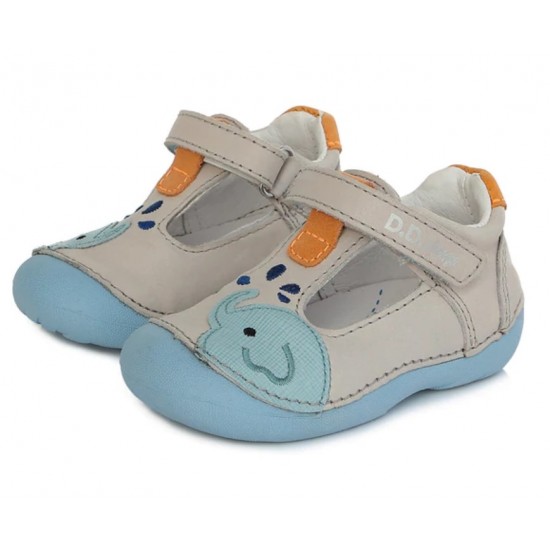 Pantofi decupati din piele baieti DDStep 015-549