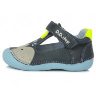 Pantofi decupati din piele baieti DDStep 015-549A