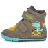 Ghete din piele imblanite baieti DDStep 029-443 