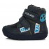 Ghete din piele imblanite baieti DDStep 071-357B