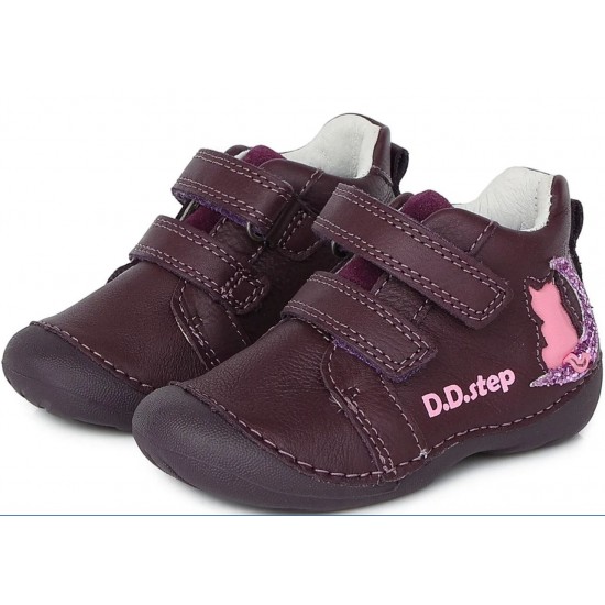 Pantofi din piele pentru fete DDStep 015-353B