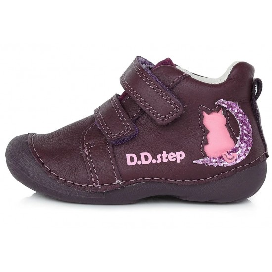 Pantofi din piele pentru fete DDStep 015-353B